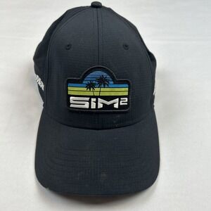 Taylor Made Sim 2 Golf Black Adjustable Hat Excellent